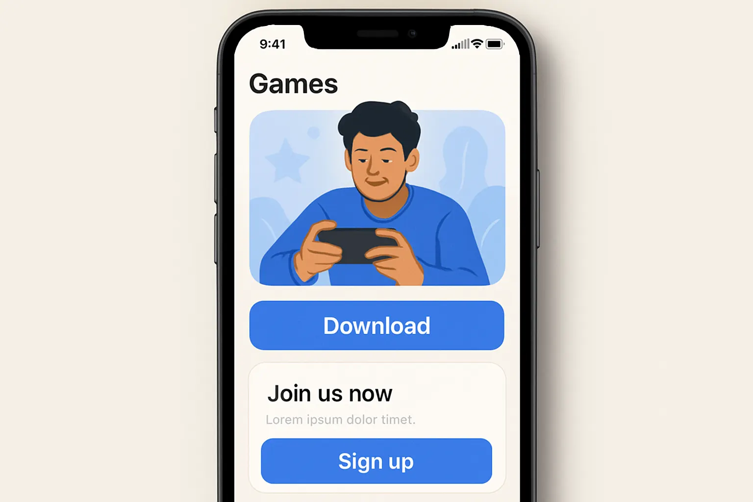 Goa Games mobile app experience